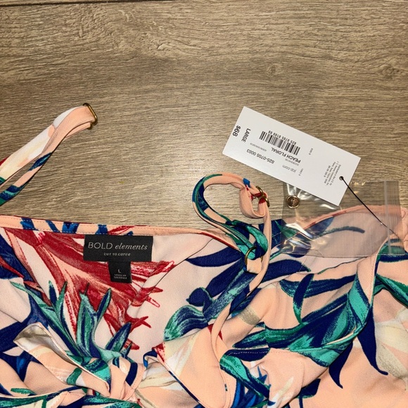 Bold Elements Button Up Floral Midi Dress - Picture 4 of 4